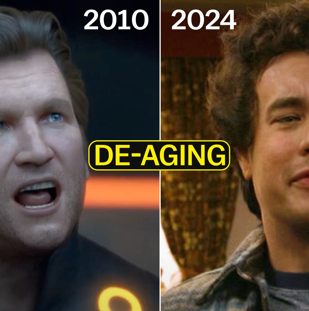How de-aging in movies got so good